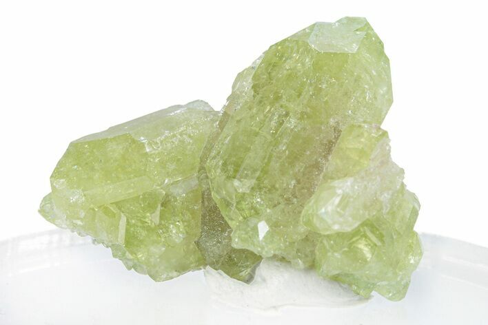Lustrous Vesuvianite Crystal Cluster - Jeffrey Mine, Canada #287038